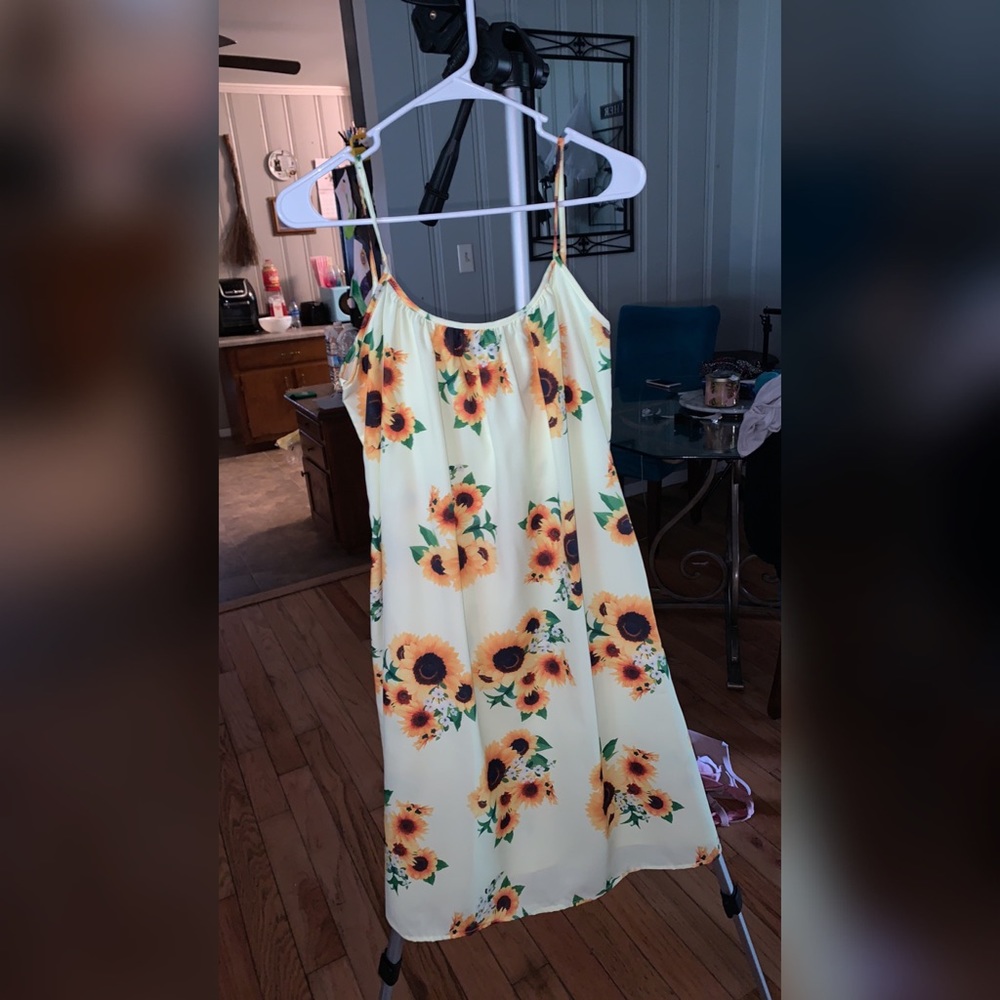 Boutique cute sunflower dress